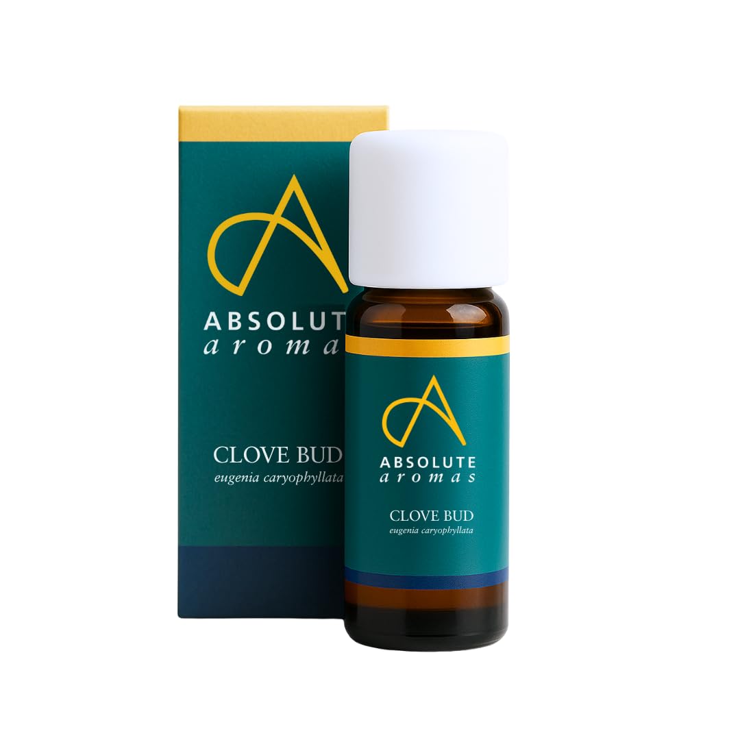 Absolute Aromas Clove Essential Oil 10ml | 100% Pure, Natural, Undiluted and Cruelty-Free - for use in a Diffuser and Aromatherapy Blends