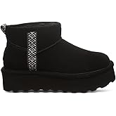 BEARPAW Women's Retro October Boot | Women's Ankle Boot | Women's Slip On Boot | Comfortable Winter Boot | Multiple Colors & Sizes