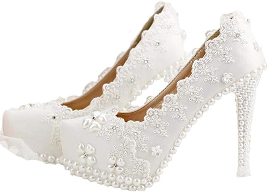 white heels in store