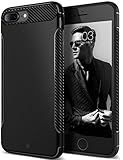 iPhone 7 Plus Case, Caseology [Vault I Series] Slim Protective Shock Absorbing TPU Military-Grade Armor Corner Cushion Design [Black] for Apple iPhone 7 Plus (2016)