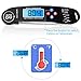 GEEKHOM Instant Read Thermometer, Electronic Digital Meat Thermometer with Probe, Talking Function, LCD Backlight Screen for BBQ Oven Grill Smoker Kitchen Cooking(Black)