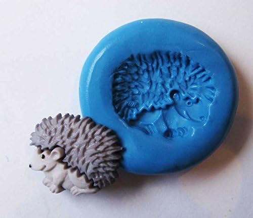 Hedgehog Flexible Food Grade Silicone Push Mold for Polymer Clay, Resin,wax,miniature Food,sweets,plaster