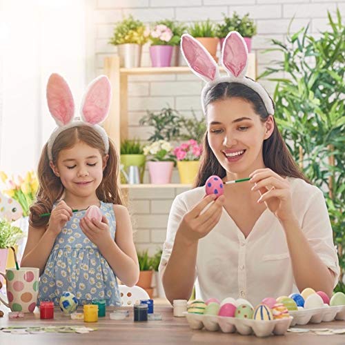 SallyFashion 15 PCS White Wooden Eggs Easter Eggs Fake Eggs for Children DIY Game,Kitchen Craft Adornment,Toy Foods