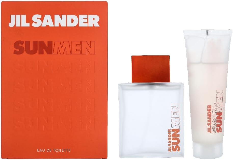 JIL SANDER Sun Men EDT 75ml Fresh All-Over Shampoo 75ml Gift Set