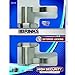 Brinks 2706-119 Keyed Entry Wave Style Reversible Lever Door Handle for Use with Both Left and Right Handed Doors, Satin Nickel