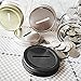 CHICTRY 8Pcs Coin Slot Bank Lid Inserts Stainless Steel Polished Rust Resistant Mason Jar Canning Jars Lid Change Bill Storage Jars Lid Black 70mm