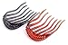 2Pcs Ponytail Bump it UP Hair Styling Insert Comb Fluffy Hair Comb (1Black+1Coffee)