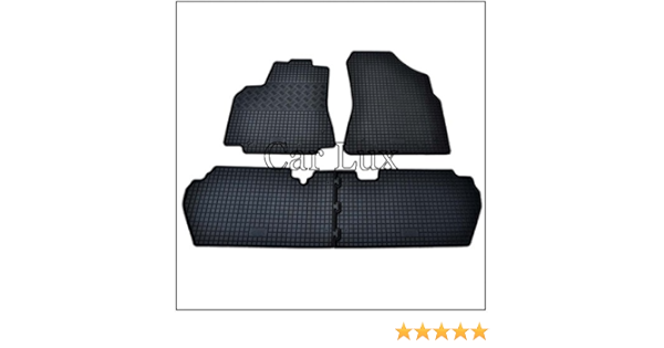 Car Lux - Alfombras Alfombrillas goma Citroen Berlingo II 5 plazas a medida