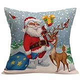 Pillow Case,Vovotrade Christmas Sofa Bed Home Decor Pillow Case Cushion Cover 45cmx45cm/17.7