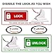 Invisible Magnetic Cabinet Locks Child Safety Kit, Secure Kitchen & Bedroom Cabinets. Cupboards with Baby Proofing Cabinets Door & Drawer Locks for Kids & Toddlers. Keys & 3M Adhesive Straps. (8)