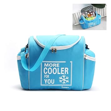 Mexzy Bolsa Térmica, Bolsa Nevera Portátil con Correa de Hombro ...