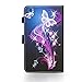Dteck Case for Samsung Galaxy Tab 3 (8.0 Inch, 2013 Released, Model Number SM-T310 /SM-T311 /SM-T315) - Slim Lightweight Leather Wallet Stand Flip Cute Cover with Auto Sleep Wake (Purple Butterfly)