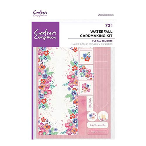 Crafter's Companion Waterfall Cardmaking Kit- Floral Delights - Thumbnail 2