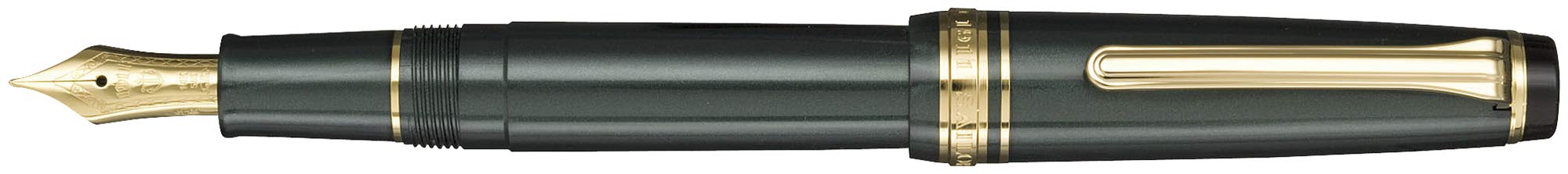 Photo 1 of Sailor 11-1224-102 Fountain Pen, Four Seasons Weave, Snowmoon Sky Leaves, Manyo, Extra Fine