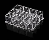 Moldiy Acrylic Lipstick Organizer & Beauty Care Holder Provides 12 Space Storage,Makeup Organizer
