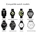 KADES for Samsung Active 2 Watch Band, Galaxy Watch 42mm Band, Galaxy Watch Active Band, 20mm Replacement Strap with Quick Release Pin for Smart Watch (Black Black)