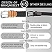 maikun Mens Belt, Canvas Elastic Belt, Mens Belts Leather Tip, Khaki, for 36''and below