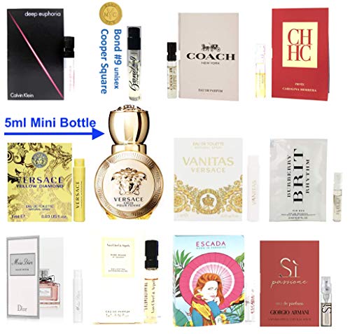 Women's Designer Perfume Samples Set of 12