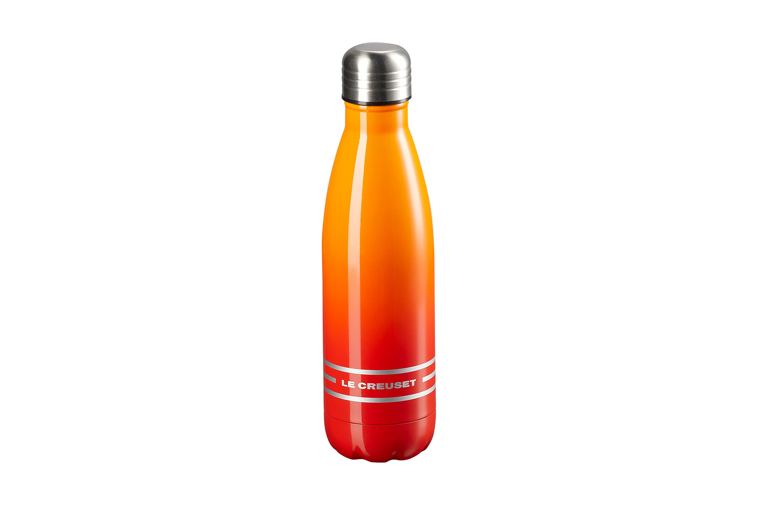 LE CREUSET SS Hydration Bottle 500ml Flame -Cylinder