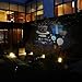 Christmas New Year's Day Valentine’s Day Carnival Birthday SENQIAO Projector Light 12 Pattern LED Landscape Light Waterproof Garden Lamp Projection Lighting for Holiday, Party, Garden Decoration