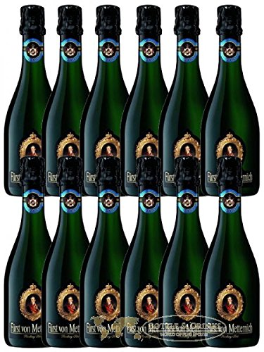 Fürst von Metternich Riesling Sekt Trocken Deutschland 12 x 0,375 Liter