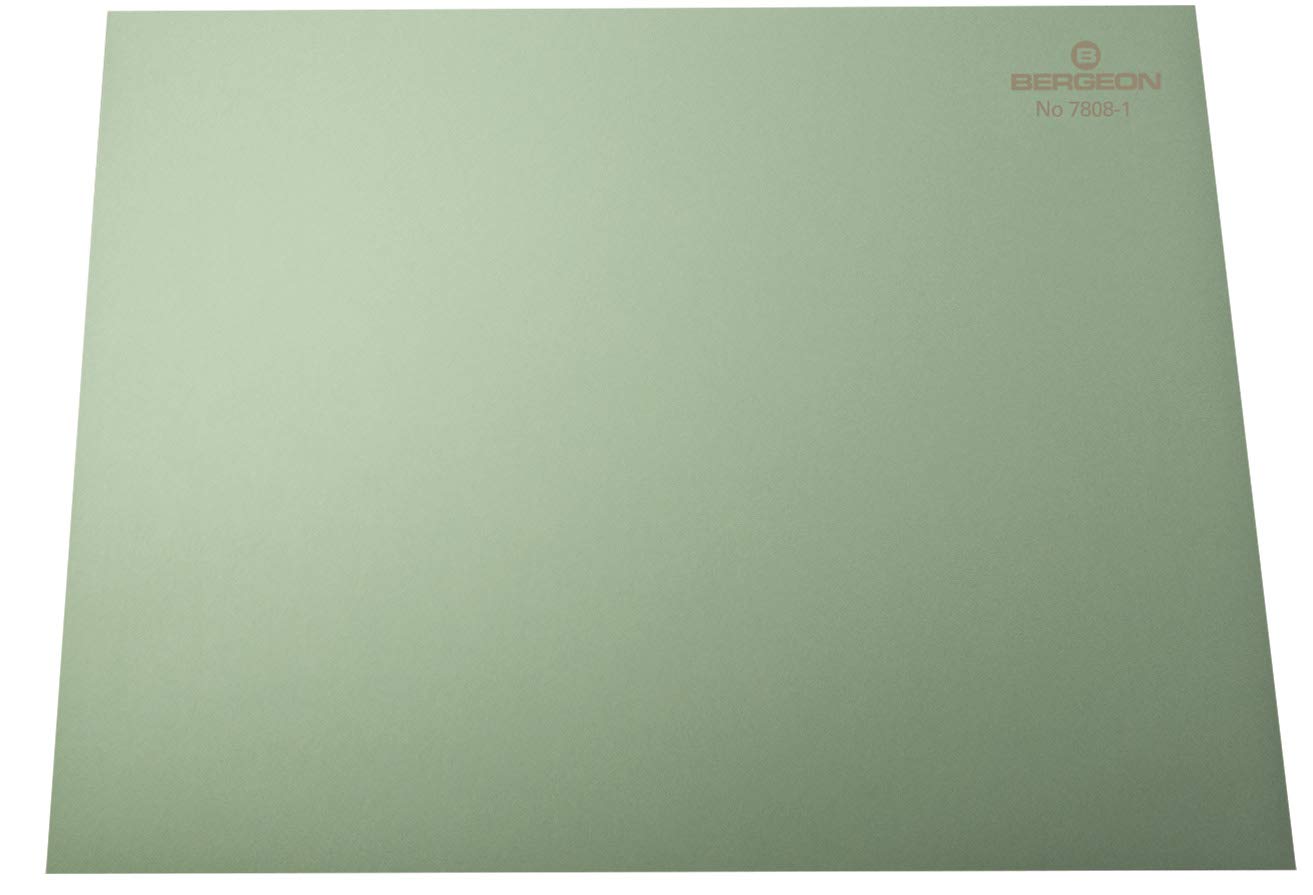BERGEON Worktop - An essential underlay for various - made of soft, flexible plastic - non-slip base - colour: green