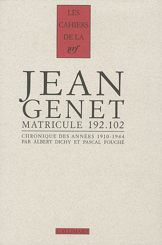 Jean Genet, matricule 192.102