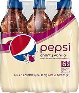 Image of Pepsi, Wild Cherry Vanilla, Bottles (6 Count, 16.9 Fl Oz Each)