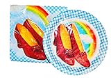 Wizard of Oz Dessert Plates and Napkins