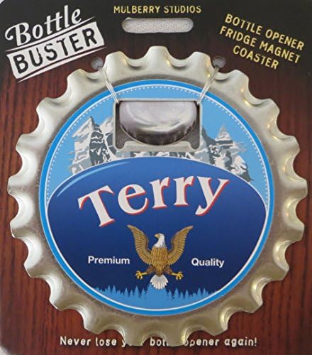 Mulberry Studio Bottle Opener Fridge Magnet Coaster All in One - Terry