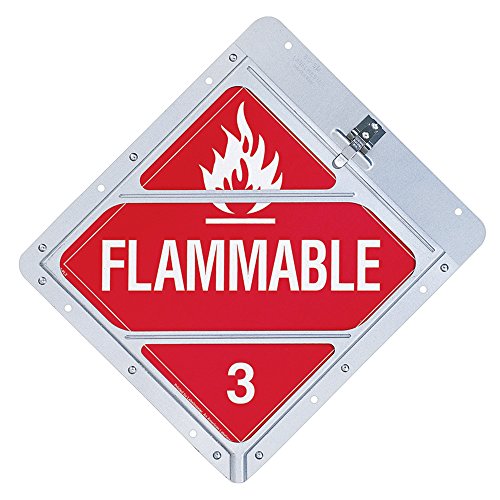 Labelmaster 80SM97-8H Slidemaster Hazmat Placard Holder, Full Holder/8 Hole Ano…