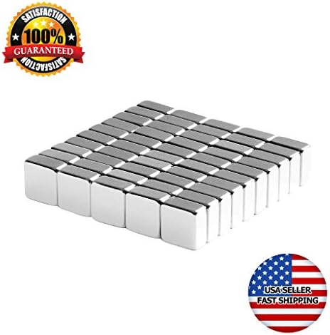 tElement Universal Magnetic Holder - Square Block Magnets (50 Pack)