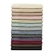 Baltic Linen Multi Count 100% Cotton Towels, 4 Bath Towels, 4 Hand Towels, 4 Fringed Fingertips, 12 Washcloths, Deep Plum, 24 Piece Set