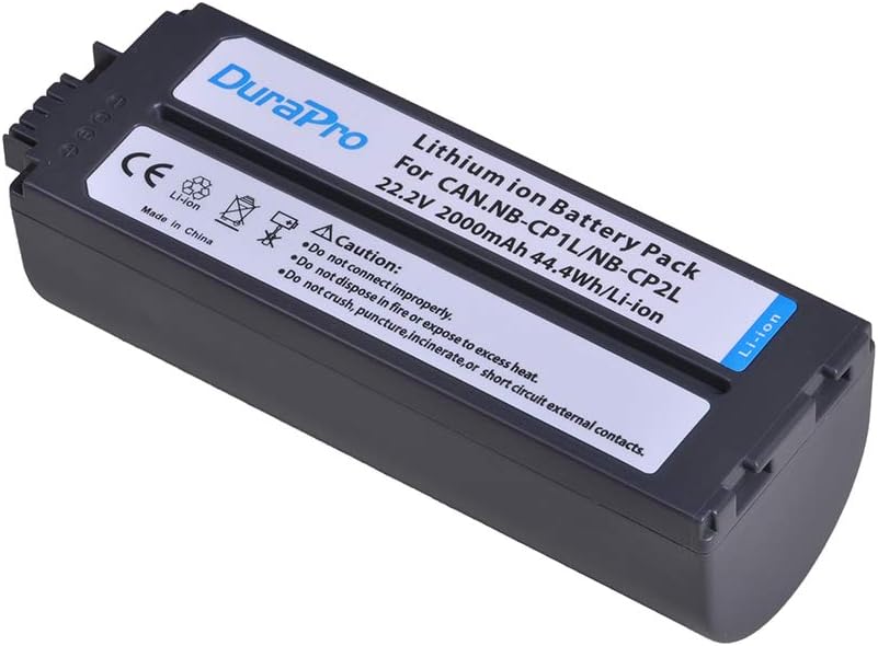 DuraPro 2000mAh NB-CP2L NB CP2L Battery for Canon NB-CP1L CP2L Canon Photo Printers SELPHY CP800, CP900, CP910, CP1200,CP100,CP1300 - Image 4