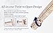 BAILI Luxury Gift Butterfly Open TTO Double Edge Safety Razor Wet Shaving for Men Women with 5 PLatinum Blades and Stand Rose Gold BD521G