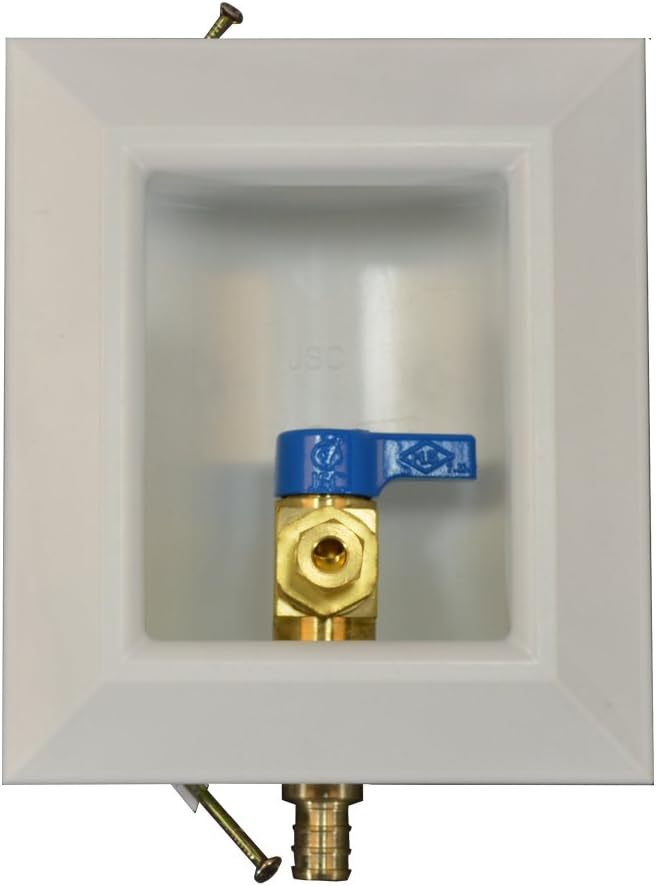 Ice Maker Box With 1/2 Pex Valve Lead Free Home Improvement