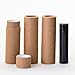 1/2 OZ Kraft Paperboard Lip Balm/Salve/Cosmetic/Lotion Tubes x12