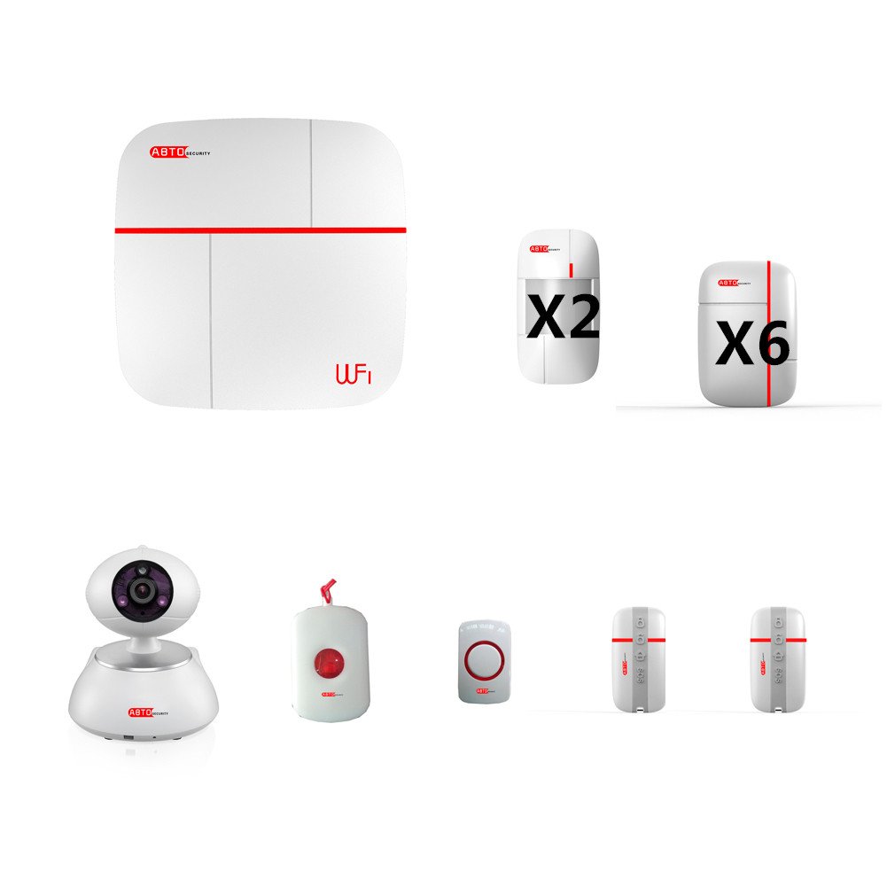 SZABTO Vcare G Blanco APP controlado GSM G WIFI Sistema de alarma