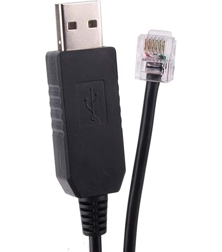 USB To RJ12 Cable For Skywatcher Synscan Hand Controller - 6FT Telescope Firmware Update Cable