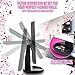 Dressing Table Makeup Mirror with Lights - 10.7 inches Dimmable Led Touch Screen Makeup Mirror as Portable Natural Daylight Lighted Make Up Mirror Battery Operated Idea for Every Woman
