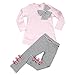 Asherangel 2pcs Baby Girls Bowknot T-shirt Top+pants Leggings Trousers Outfit Pink 5T