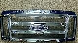 08 09 10 F250 F350 F450 F550 OEM Genuine Ford Super Duty Chrome Grille Grill