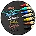 Liquid Chalk Markers, HIPPIH 15 Colors Wet Erase Window Markers, Non-Toxic Neon Glass Chalkboard Markers