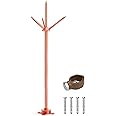 Lightning Rod,Copper Lightning Rod with Connection Clamp UL Listed Three-Pole Spike Brass Detachable Lightning Protection Equipment for House Roof Bungalow Tin House Farm (1.7FT, Lightning Rod)