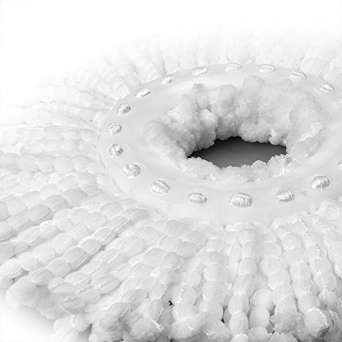 Aootek Best Value 4 Pack Replacement Microfiber Mops Head for Hurricane/mopnado 360 Spin mop/Roating Mop System Anti-Abrasive Microfibers