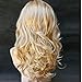 ANESHE Wig Women's Big Wave Synthetic Hair Long Wavy Curly Hair Wigs