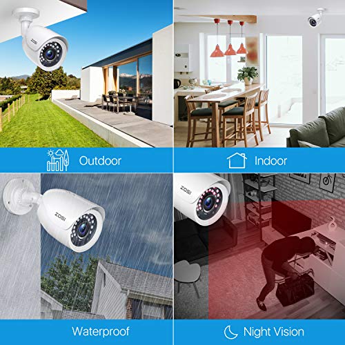 ZOSI H.265+ 1080p 16 Channel Security Camera System, 16 Channel DVR