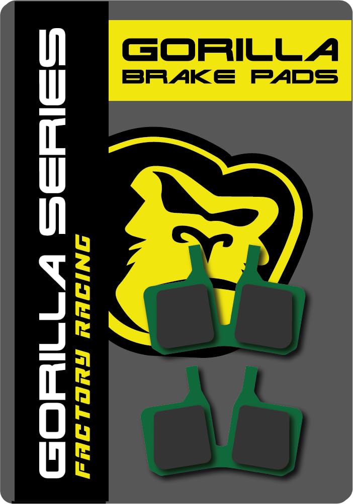 Gorilla Brakes Factory Racing Compound Bicycle Brake Pads for Magura MT5, ESTOP MT7 PRO, MT1893 Anniversary Edition CT5, and MT Thirty Disc Brake Calipers