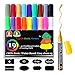 Ohuhu 19 Pack Dry Erase Markers Liquid Chalk Markers Pens with Erasable Ink and Reversible Tips, BONUS 40 Chalkboard Labels