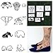 Elephants Temporary Tattoo Pack (Set of 18)